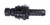 Jiffy-Tite 22505 Q/R #5 Str Male Plug w/ Hose Barb Valved Black