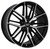 Enkei 518-880-3140BKM Phantom Black Machined Performance Wheel 18x8 5x108 40mm Offset 72.6mm Bore