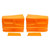 Dominator Racing Products 300-FOR SS Nose Fluorescent Orange Dominator SS
