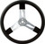 Quickcar Racing Products 68-001 15in Steering Wheel Alum Black