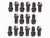Mr. Gasket 919G Header Bolts 16 Per Set