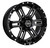 Enkei 519-290-8415BKM Commander Black Milling Truck Wheel 20x9 6x139.7 15mm Offset 108mm Bore