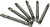 Allstar Performance 18204 3/16 Double Ended Drill Bit 6pk