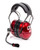 Racing Electronics PT006 Headset Platinum Plus Series Candy Apple Red