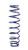 Hyperco 16B0100UHT Coil Over Spring 2.5in ID 16in Tall UHT