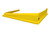Dominator Racing Products 408-YE Valance Modified 3-Pc Yellow