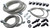 Allstar Performance 42062 Front End Brake Line Kit LM Aftermarket Calipers
