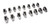 Comp Cams 17045-16 BBF H/E Alum. R/A's - 1.73 Ratio 7/16 Stud