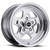 Vision Wheel 521H5765P0 Wheel 15X7 5-120.65/4.50 Polished Vision Nitro
