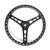 Joes Racing Products 13515-B 15in LW Steering Wheel Alum Dished Black