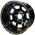 Aero Race Wheels 52-185030T3 15x8 3in 5.00 Black w/ 3 Tabs for Mudcover