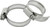 Allstar Performance 18334-10 Hose Clamps 2in OD 10pk No.24