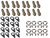 Stage 8 Fasteners 8914C Header Bolt Kit - 6pt. 10mm-1.50 x 25mm (16)