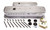 Racing Power Co-Packaged R6191 SBC Alum Finned Tall Center Bolt V/C Polished