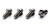 King Racing Products 4096 Fuel Tank Bolts Titanium 4pcs 12 Point Heads