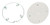 Aero Race Wheels 54-500034 G2 Right Front Cover Kit White