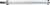Allstar Performance 69020 Steel Driveshaft 30.5in TH350 Yoke