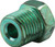 Allstar Performance 50114 Inverted Flare Nuts for 3/16in w/ 1/2-20 Green