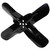 Allstar Performance 30101 Steel Fan 19in 4 Blade