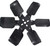 Allstar Performance 30102 Steel Fan 15in 6 Blade