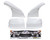 Fivestar 500-416W Dirt MD3 Combo 13 Fusion White