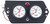 Quickcar Racing Products 61-7005 Gauge Panel - Deluxe Sprint Carbon Fiber