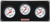 Quickcar Racing Products 61-7011 3 Gauge Extreme Panel OP/WT/OT