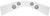 Quickcar Racing Products 61-7024 Extreme 4-Gauge Molded Dash OP/WT/OT/FP White