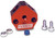 Russell 650360 Fuel Y-Block 1/2 Inlet & Dual 3/8 Outlets
