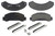Centric Brake Parts 105.03870 Posi-Quiet Ceramic Brake Pads with Shims and Har