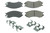 Centric Brake Parts 105.05070 Posi-Quiet Ceramic Brake Pads with Shims and Har