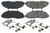 Centric Brake Parts 300.06790 Premium Semi-Metallic Br ake Pads with Shims and