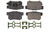 Centric Brake Parts 105.10860 Posi-Quiet Ceramic Brake Pads with Shims and Har
