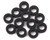 1UP Racing 80403 3x8x1mm Precision Aluminum Shims, Black, (10 pcs)