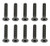Team Associated 25204 Screws, 3x16mm Flat Head Cap Screws