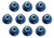 Team Associated 25392 FT Blue 3mm Locknut (10)