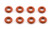 Team Associated 5407 O Rings, Red Silicone