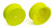 Team Associated 92096 Front Wheels, 12mm Hex 4WD Front 2.2in Wheels, Yellow