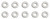 Team Associated 9630 Ball End Washer (10)