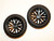 DHK Hobby 8142-802 Front Tires Glued/Mounted on Black Wheels (pr.): Cage-R