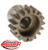 Corally 72517 32 Pitch Pinion - Short - Hardened Steel - 17 Tooth -