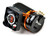Exotek Racing 1756ORG 1/8 EXO Fan Mount-Clamp on Set Orange