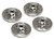 Exotek Racing 1858 Stainless Steel Drilled Hex Brake Disk Set, for Rock Rey &