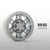 Gmade 70265 NR02 1.9" Beadlock Wheels, Chrome (2)