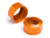 HPI Racing 106633 Shock Cap 12Xm13X0.8mm (Orange/Grooved/2pcs) Nitro