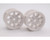 Tamiya 49043 Mini Cooper Wheels (White) for M-Chassis vehicles.