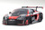 Kyosho MZP234BKR-B Audi R8 LMS 2016 Black/Red Body Set, for MR-03W-MM