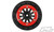Proline Racing 274603 F-11 2.2"/3.0" Red/Black Bead Loc Wheels for Slash Rear