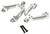 Racers Edge 1831S SCX10 Aluminum Front Shock Tower Hoops, Silver