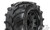 Proline Racing 119210 Masher 2.8" All Terrain Tires Mounted on Raid Black 6x30